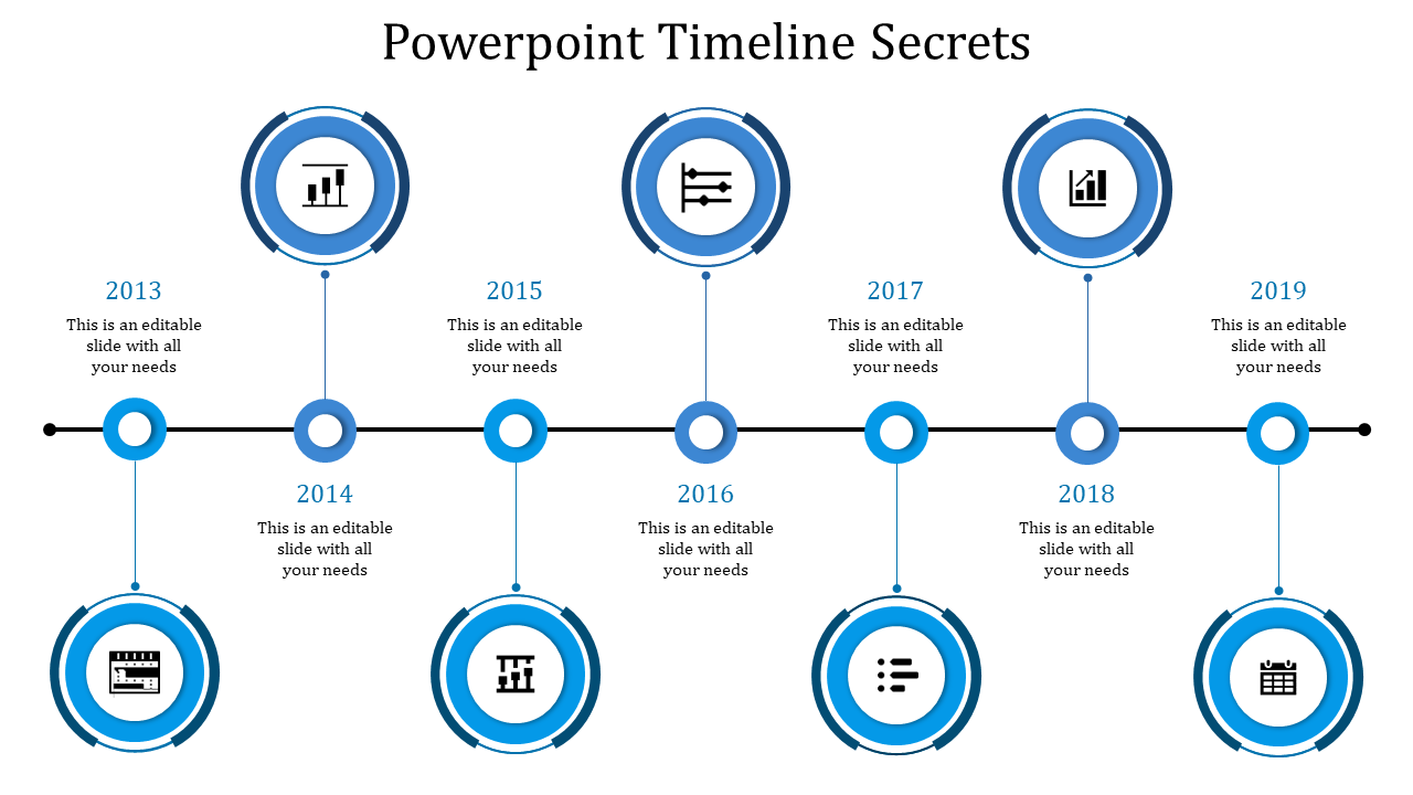 Affordable PowerPoint Timelineand Google Slides Template 
